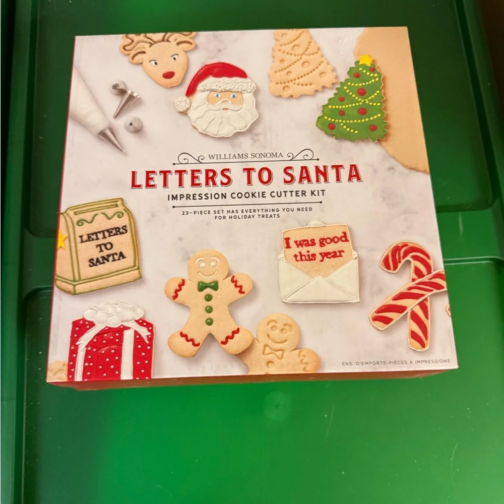 Williams Sonoma Letters to Santa Cookie Cutter Set